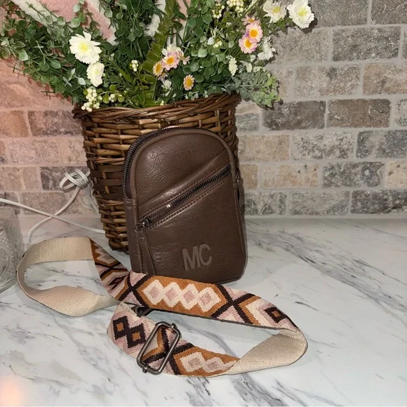 Brown Cross Body Purse Milanchiva Brand - Picture 7 of 7